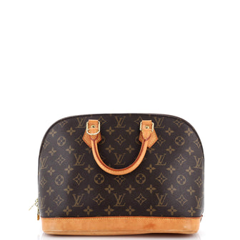 Louis Vuitton Vintage Alma Handbag Monogram Canvas PM