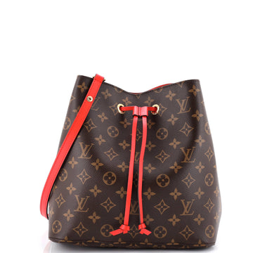Louis Vuitton NeoNoe Handbag Monogram Canvas with Leather MM