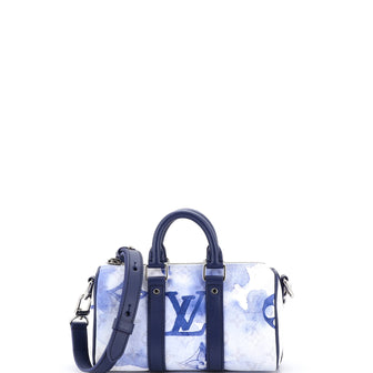 Louis Vuitton Keepall Bandouliere Bag Limited Edition Monogram Watercolor Canvas XS