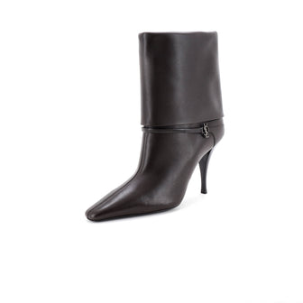 Saint Laurent Women's Ricky Ankle Boots Leather