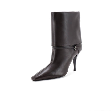 Saint Laurent Women's Ricky Ankle Boots Leather