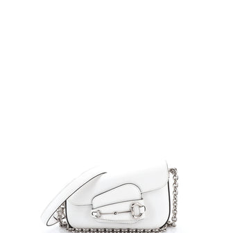Gucci Horsebit 1955 Asymmetric Shoulder Bag Leather Mini