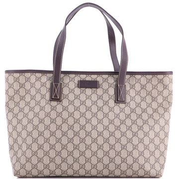 Gucci Plus Tote GG Coated Canvas with Leather Medium