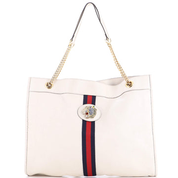 Gucci Rajah Chain Tote Leather Large