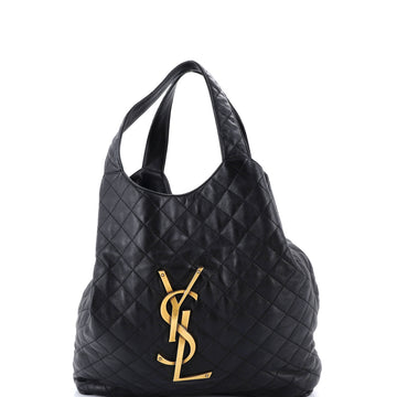 Saint Laurent Icare Shopping Tote Quilted Leather Maxi