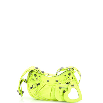 Balenciaga Le Cagole Giant Studs Shoulder Bag Leather XS
