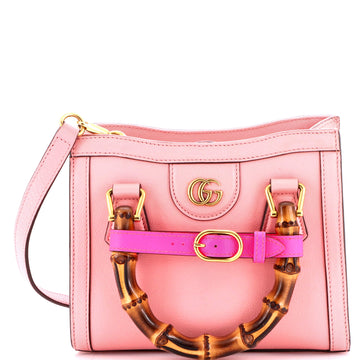 Gucci Diana NM Bamboo Handle Tote Leather Mini