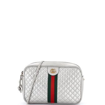 Gucci Trapuntata Camera Bag Quilted Leather Small