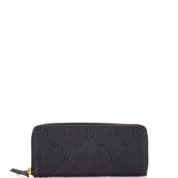 Louis Vuitton Clemence Wallet Monogram Empreinte Leather