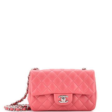 Chanel Classic Single Flap Bag Quilted Lambskin Mini