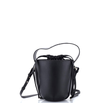 Chloe Sense Drawstring Bucket Bag Leather