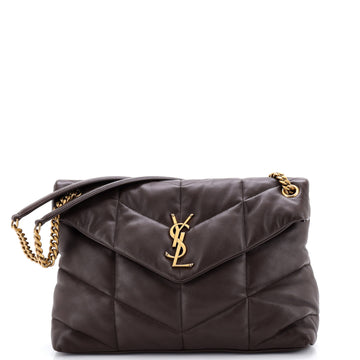 Saint Laurent Loulou Puffer Shoulder Bag Quilted Leather Medium