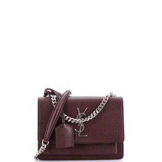 Saint Laurent Sunset Crossbody Bag Leather Small