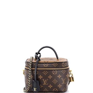 Louis Vuitton Vanity Handbag Reverse Monogram Canvas PM