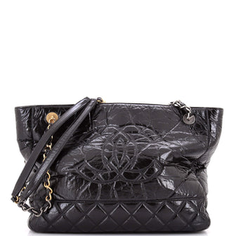 Chanel Paris-31 Rue Cambon Timeless CC Shopping Tote Quilted Shiny Aged Calfskin Medium