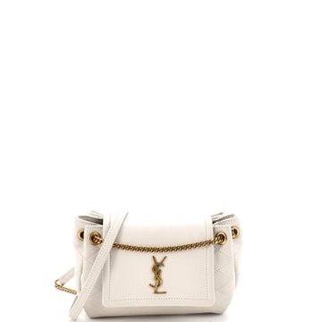 Saint Laurent Nolita Satchel Quilted Leather Mini
