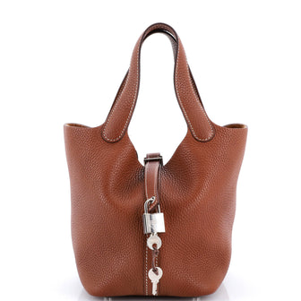 Hermes Picotin Lock Bag Clemence PM