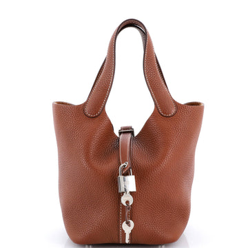 Hermes Picotin Lock Bag Clemence PM