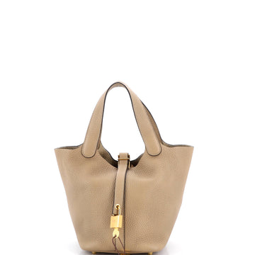 Hermes Picotin Lock Bag Clemence PM