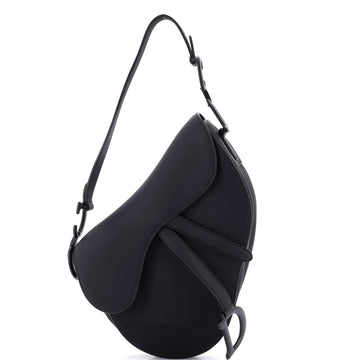 Christian Dior Ultra Matte Saddle Handbag Leather Medium