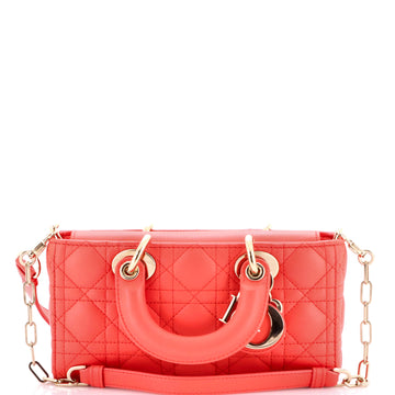 Christian Dior Lady D-Joy Bag Cannage Quilt Lambskin Small