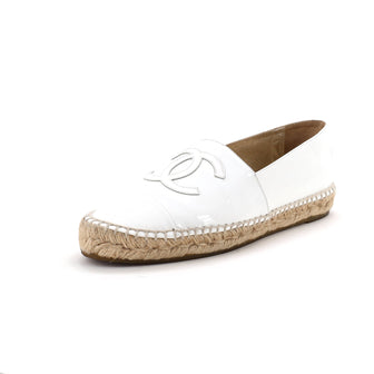 Chanel Women's CC Cap Toe Espadrilles Patent