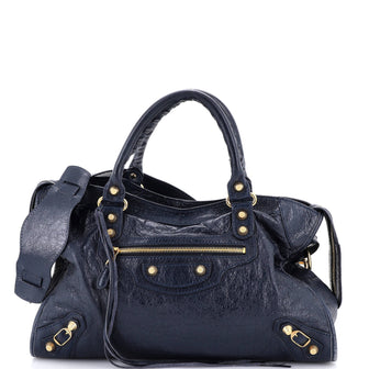 Balenciaga City Classic Studs Bag Leather Medium