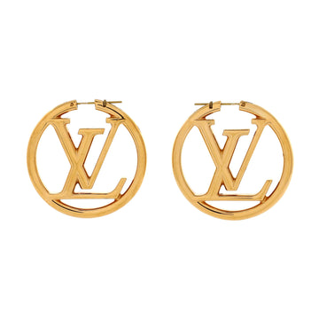 Louis Vuitton Louise Hoop Earrings Metal GM