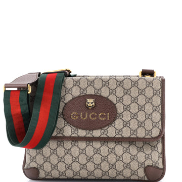Gucci Neo Vintage Flap Messenger GG Coated Canvas Medium