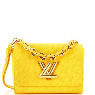 Louis Vuitton Braided Handle Twist Bag Epi Leather MM