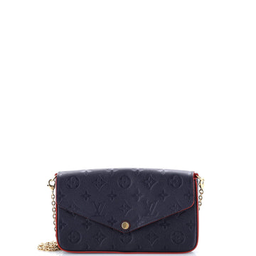 Louis Vuitton Felicie Pochette Monogram Empreinte Leather