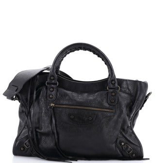 Balenciaga City Classic Studs Bag Leather Medium