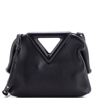 Bottega Veneta Point Shoulder Bag Leather Small