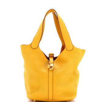 Hermes Picotin Lock Bag Clemence MM