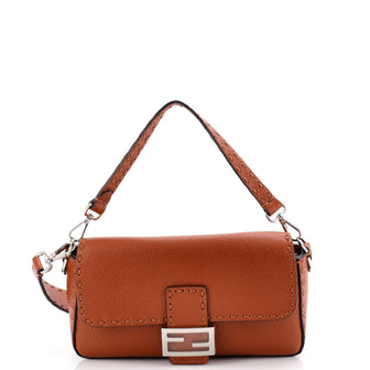 Fendi Selleria Baguette NM Bag Leather Medium
