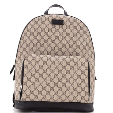 Gucci Zip Pocket Backpack GG Coated Canvas Medium