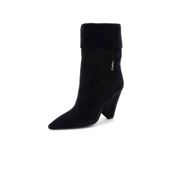 Saint Laurent Women's Niki Ankle Boots Suede