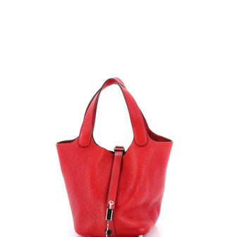 Hermes Picotin Lock Bag Clemence PM