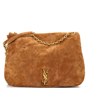 Jamie 4.3 Shoulder Bag Quilted Suede Large
