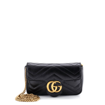 Gucci GG Marmont Flap Bag Matelasse Leather Super Mini