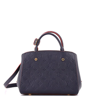 Louis Vuitton Montaigne Handbag Monogram Empreinte Leather BB