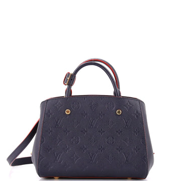 Louis Vuitton Montaigne Handbag Monogram Empreinte Leather BB