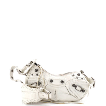 Balenciaga Le Cagole Giant Studs Shoulder Bag Leather XS