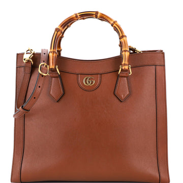 Gucci Diana NM Bamboo Handle Tote Leather Medium