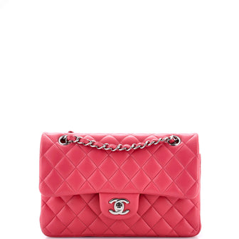 Chanel Classic Double Flap Bag Quilted Lambskin Small