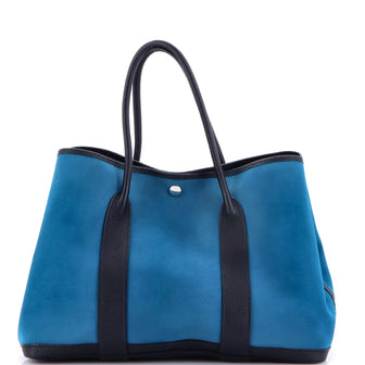 Hermes Garden Party Tote Toile and Leather 36