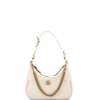 Gucci Aphrodite Zip Shoulder Bag Leather Small