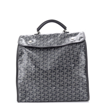 Goyard Saint Leger Briefcase Backpack Coated Canvas