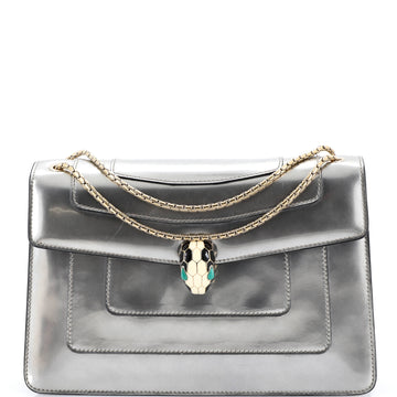 Bvlgari Serpenti Forever Shoulder Bag Patent Medium