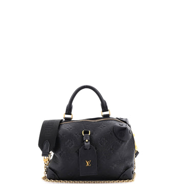 Louis Vuitton Petite Malle Souple Handbag Monogram Empreinte Leather